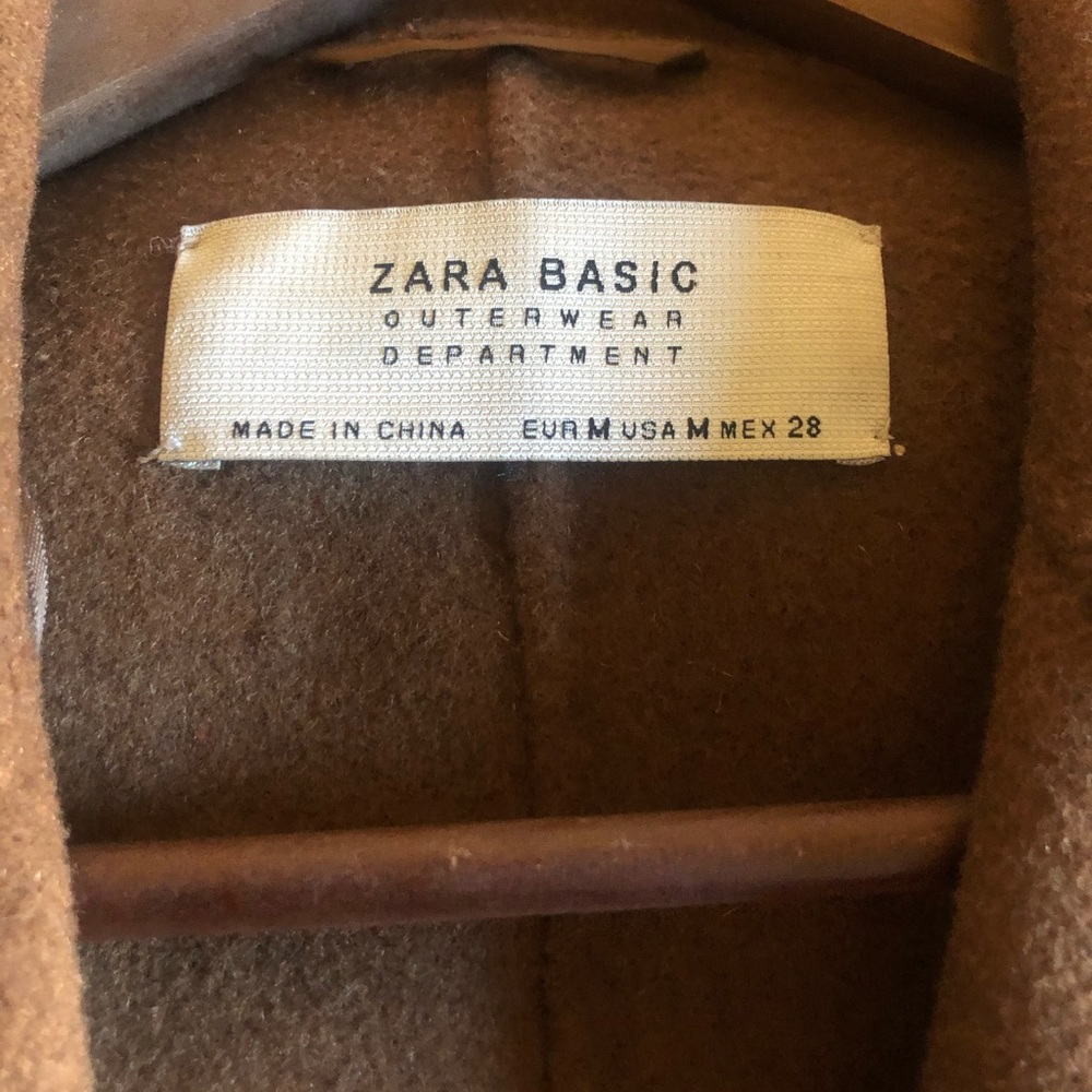 Zara Camel coat excellent condition